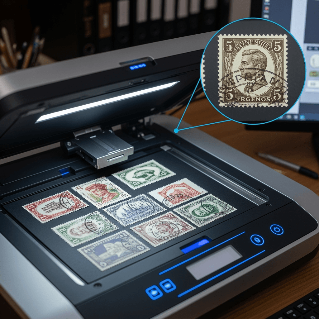Digital stamp scanner technology